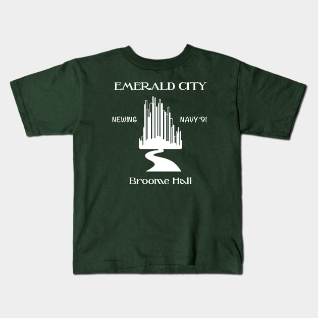 Newing Navy '91 - Emerald City - Broome Hall Kids T-Shirt by dtummine